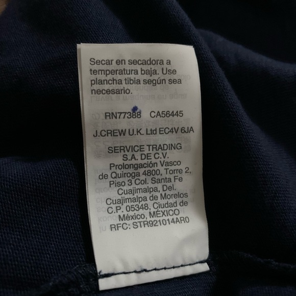 J Crew “OH DEER” Mercantile Tee Navy Blue Sz Small - Picture 8 of 10